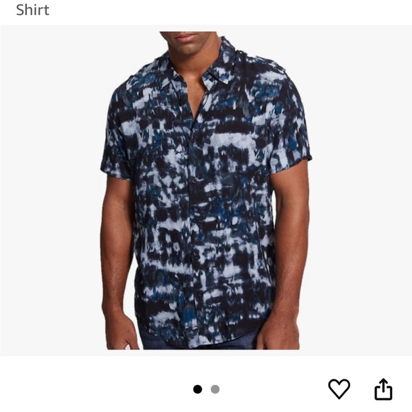 Guess Mens Eco Friendly Tie Dye Shirt - Picture 1 of 3